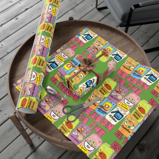 Puerto Rico Wrapping Paper Cultural Gift Wrap | Boricua Heritage Design | Holiday & Celebration Gift Packaging