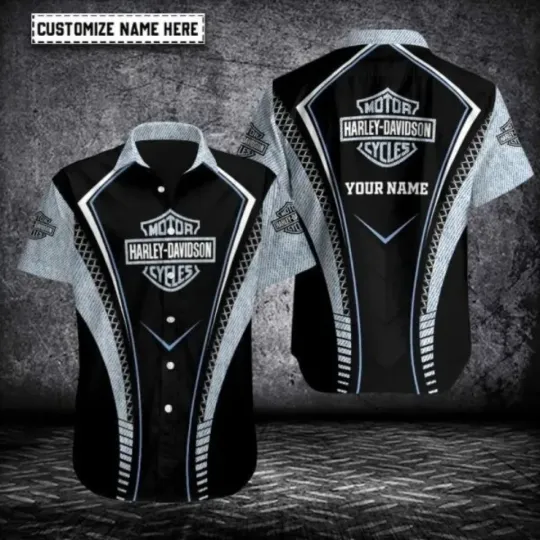 Discover Personalized Harley Racing Davidson 3D  hawaiian shirt
