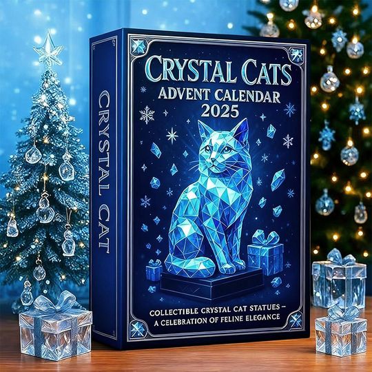 Discover 2D Acrylic Cat Advent Calendar 2025 NEW Xmas Countdown Christmas Ornaments Gift Countdown Tree Box Hanging Calendar Collect D1A1
