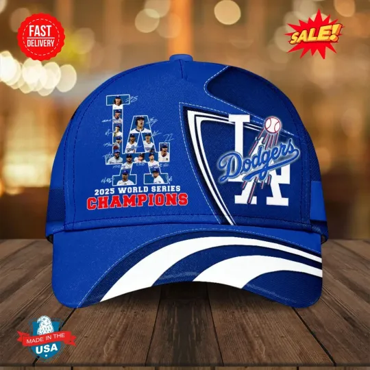 Discover Los Angeles Dodger 2025 World Series Champions Cap