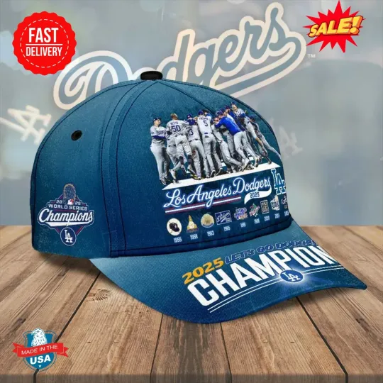 Discover Los Angeles Dodger 2025 World Series Champions Classic Cap