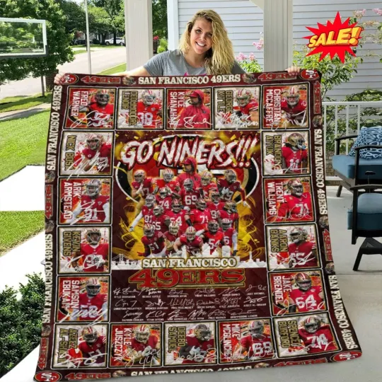 San Francisco 49er Blanket