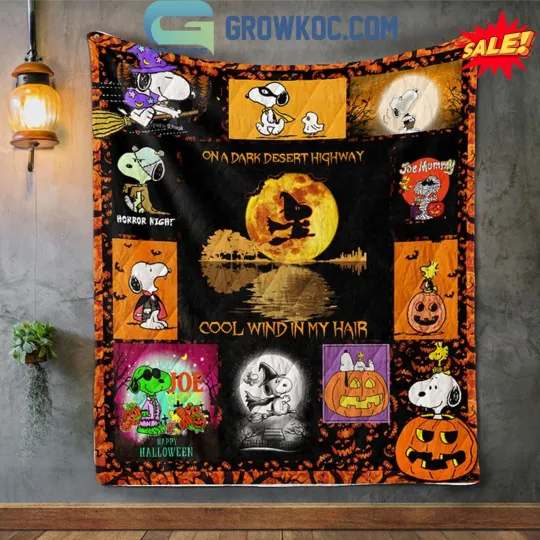 Discover Snp On A Dark Desert Highway Cool Wind In My Hair Halloween Blanket