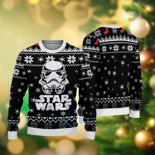 Discover Christmas Stormtrooper Sweater, Star Wars Christmas Sweater, Disney Xmas Holiday Gift For Men Women Kids, Movie Shirt, Magic Kingdom