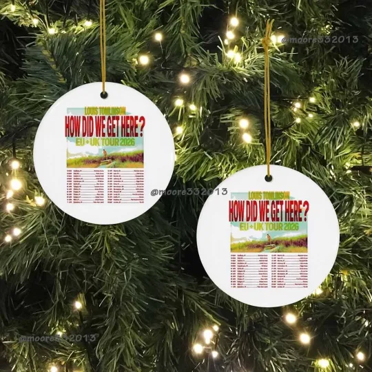 Discover Louis Tomlinson How Did We Get Here NA Tour 2026 Ornament