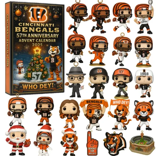 Discover 2025 Horror Characters Countdown: Bengals 2D Advent Calendar Blind Boxes