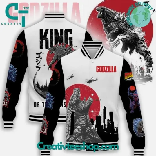 Discover god zilla King of the Monster Special Baseball Jacket Gift For Christmas