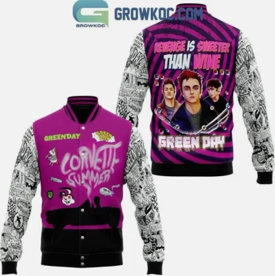 Green Day Is Sweeter Than Wine Baseball Jacket Gift For Christmas