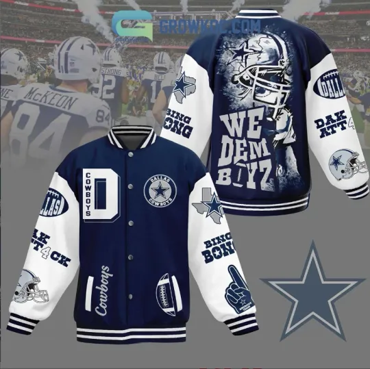 Discover Cowboys Dak Attack Fan Baseball Jacket Gift For Christmas