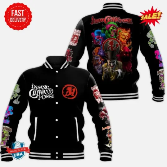 Discover Insane Clown Posse Limited Edition Baseball Jacket Gift For Christmas