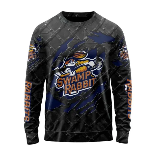 Discover Personalized Greenville Swamp Rabbits Sweater Special Black Metal Design