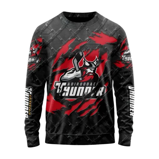 Discover Personalized Adirondack Thunder Sweater Special Black Metal Design