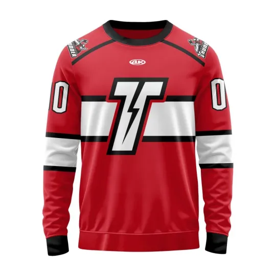 Discover Personalized Adirondack Thunder Sweater 2025-26 Red Design