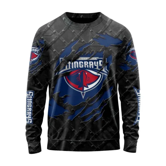 Personalized South Carolina Stingrays Sweater Special Black Metal Design