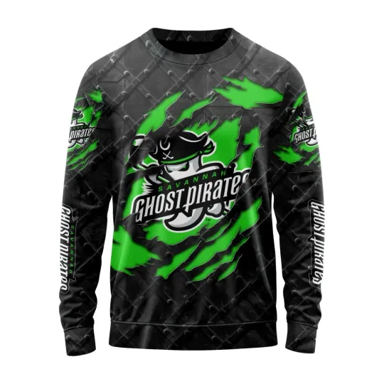 Discover Personalized Savannah Ghost Pirates Sweater Special Black Metal Design