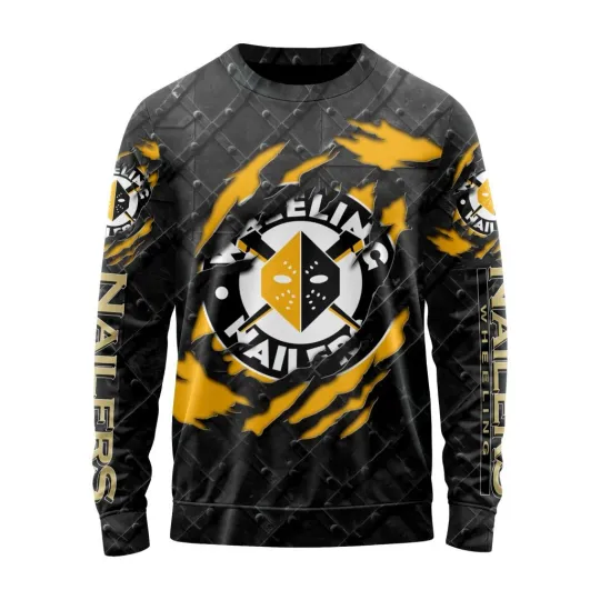 Discover Personalized Wheeling Nailers Sweater Special Black Metal Design
