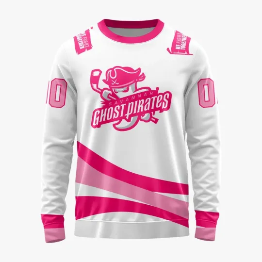 Discover Personalized Savannah Ghost Pirates Sweater Special 2025-26 Pink In The Rink