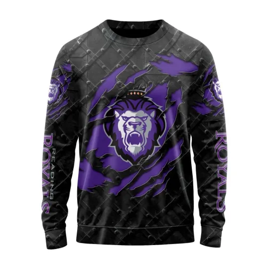 Discover Personalized Reading Royals Sweater Special Black Metal Design