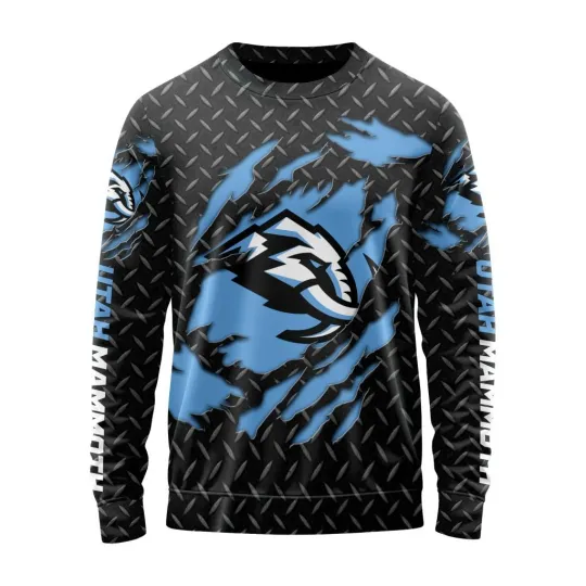Discover Personalized Utah Mammoth Sweater Special Black Metal