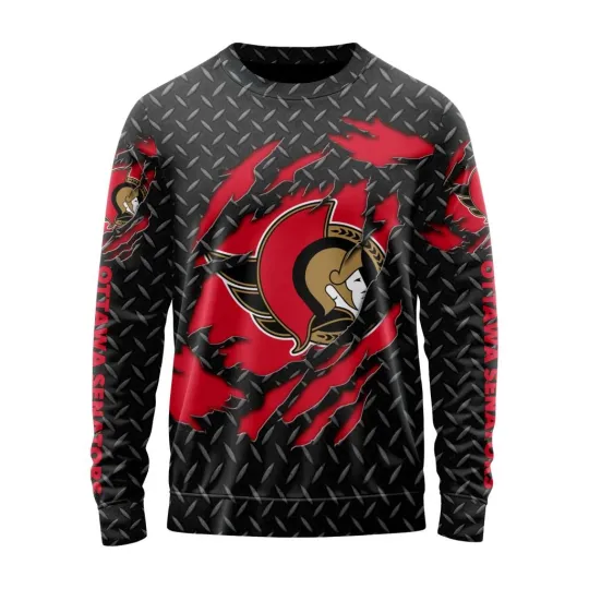 Discover Personalized Ottawa Senators Sweater Special Black Metal