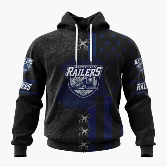 Discover Personalized Worcester Railers Hoodie