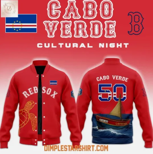 Discover Boston Red Celebration Cabo Verdean Baseball Jacket Gift For Christmas