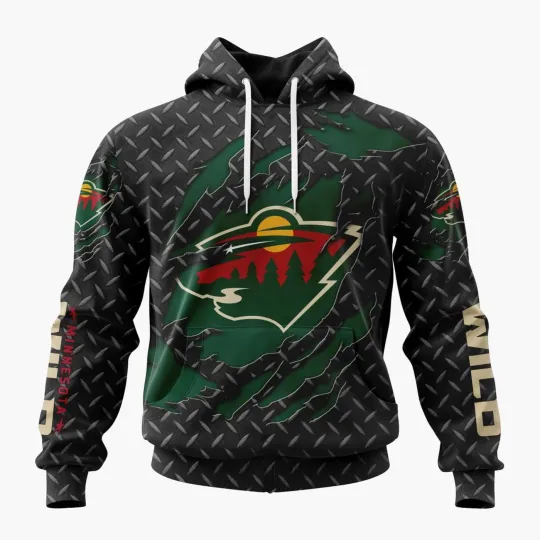 Discover Personalized Minnesota Wild Hoodie