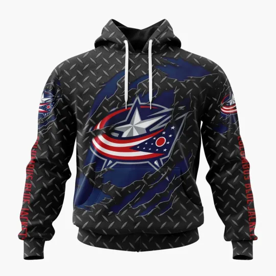 Discover Personalized Columbus Blue Jackets Hoodie