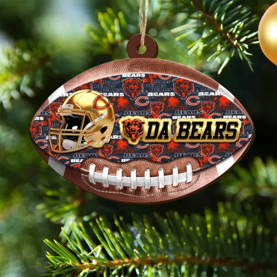 Discover Chicago Football Team Bearss Christmas Ornament Gift Decor