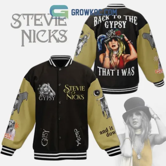 Discover Stevie Nicks Back To The Gypsy That I Was Baseball Jacket Gift For Christmas