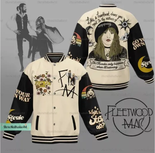 Discover Stevie Nick Baseball Jacket, Stevie Nick Baseball Jacket Gift For Christmas