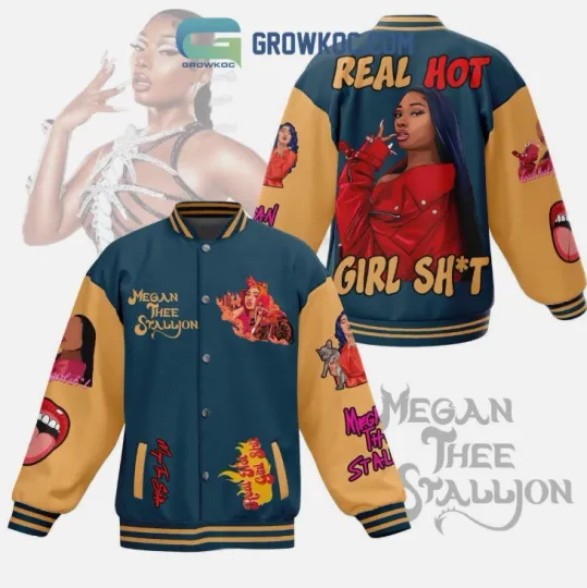 Discover Megan Three Stallion Real Hot Girl Baseball Jacket Gift For Christmas