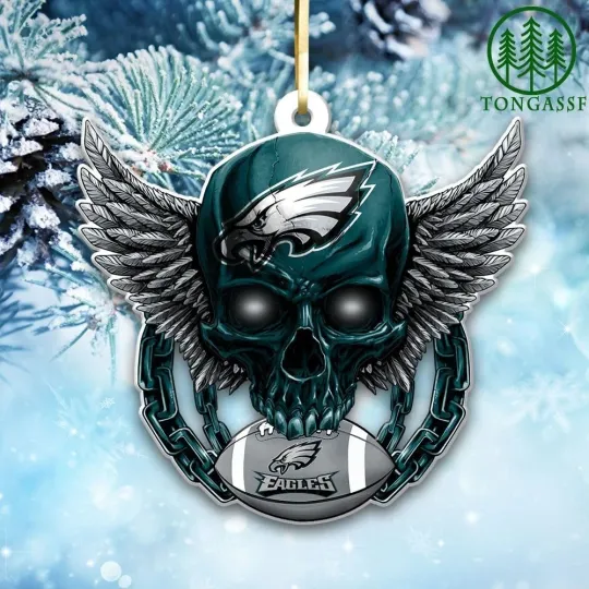 Discover Philadelphia Football Team Eagles Christmas Ornament Gift Decor