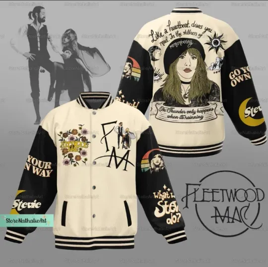 Discover Stevie Nick Baseball Jacket, Stevie Nick Baseball Jacket Gift For Christmas