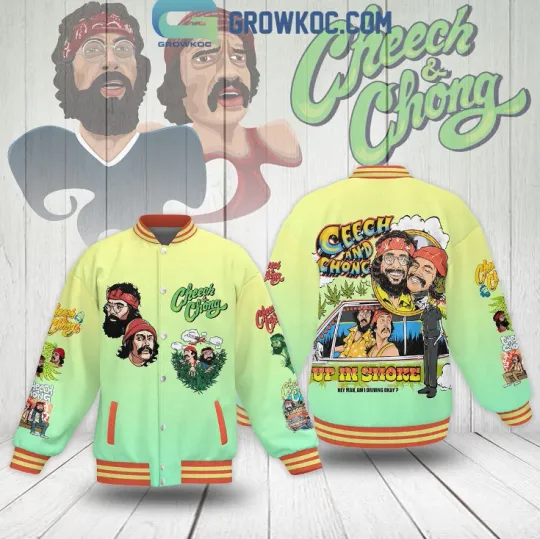 Discover Cheek And Chong Up In Smoke Hey Man Am I Driving Okay Baseball Jacket