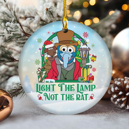 Discover Muppet Christmas Carol Ceramic Ornament Rizzo and Gonzo Holiday Decoration Christmas Gift