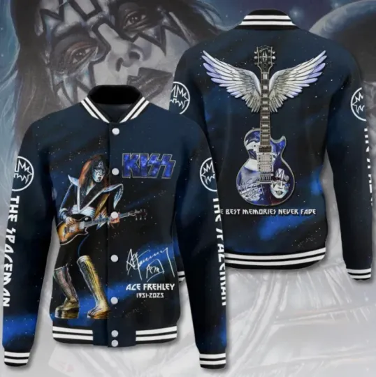 Discover Ace Frehley The Best Memories Never Faded Baseball Jacket