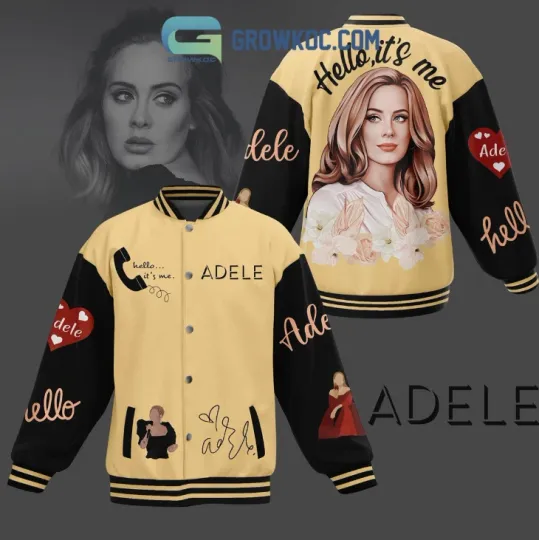 Discover New Men Adele Hello, Its Me Baseball Jacket Gift For Christmas