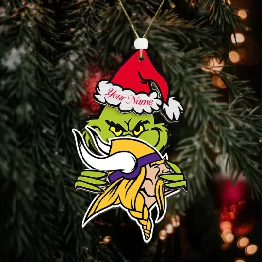 Discover Personalized Minnesota Football Team Vikingss Christmas Ornament Gift Decor