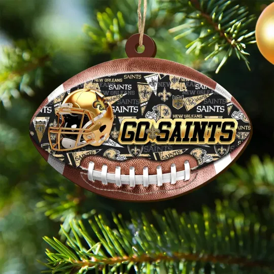 Discover Personalized New Orleans Football Team Saintss Christmas Ornament Gift Decor