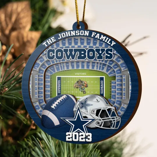 Discover Personalized Dallas Football Team Cowboys Christmas Ornament Gift Decor
