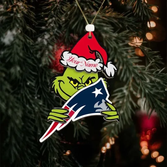 Discover Personalized New England Football Team Patriotss Christmas Ornament Gift Decor