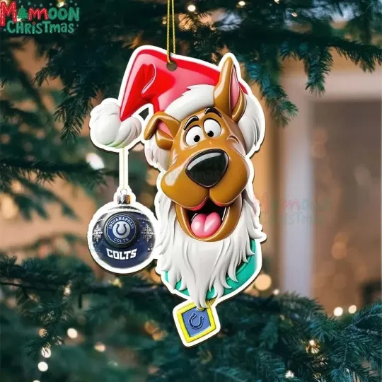 Discover Personalized Indianapolis Football Team Colts Christmas Ornament Holiday Gift