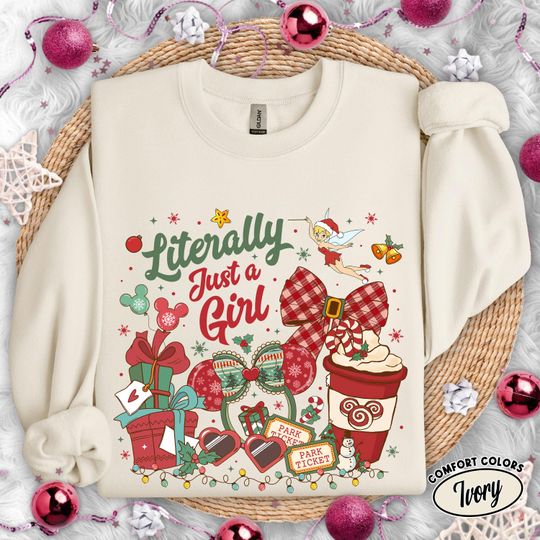 Discover Disneyland Girl Christmas Park Sweatshirt