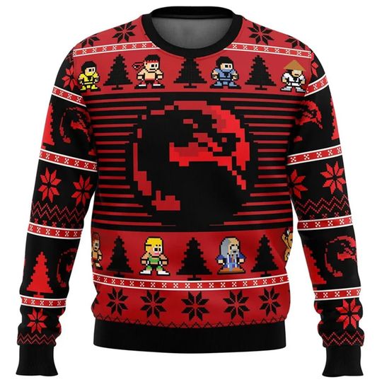 Discover Mortal Kombat - Christmas Carnival Christmas Sweater 3D Sweater Ugly Decoration Christmas Gift Top Autumn and Winter Clothing