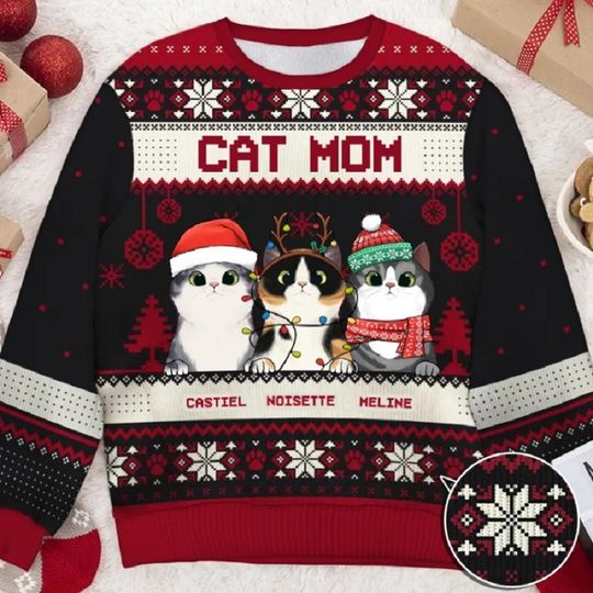 Cartoon Dog Ugly Christmas Sweater Christmas Sweater 3D Printing Gift Santa Claus Pullover Men 3D Sweatshirt Autumn Winter Top