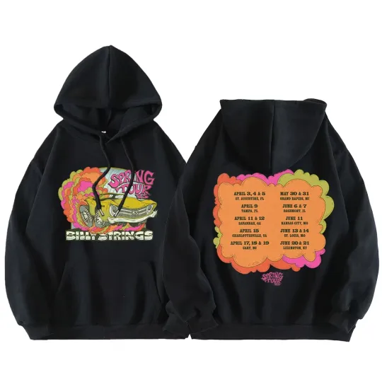 Discover Billy Strings Hoodie Billy Strings Spring Tour 2025 Fans S-5XL