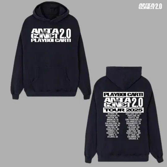 Discover Playboi Carti Antagonist 2 0 Tour 2025 Opium Hoodie Unisex Allsize