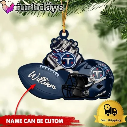 Discover Personalized Tennessee Football Team Titans Christmas Ornament Gift Decor