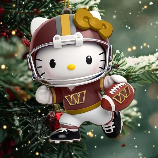 Discover Washington Football Team Commanders Christmas Ornament Gift Decor